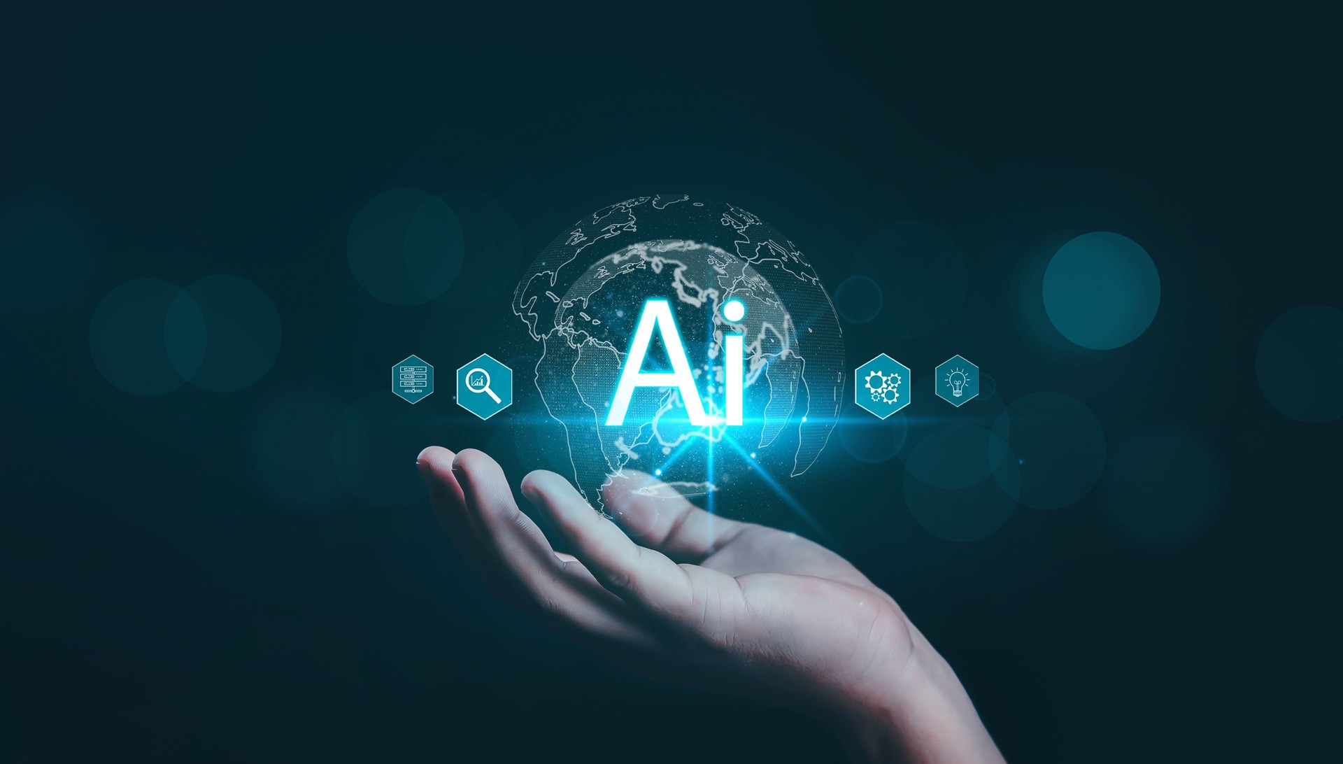 la technologie se connectant à Internet dans le monde entier, discuter, discuter avec l’IA, l’intelligence artificielle, l’utilisation de l’invite de commande pour créer quelque chose, la technologie future