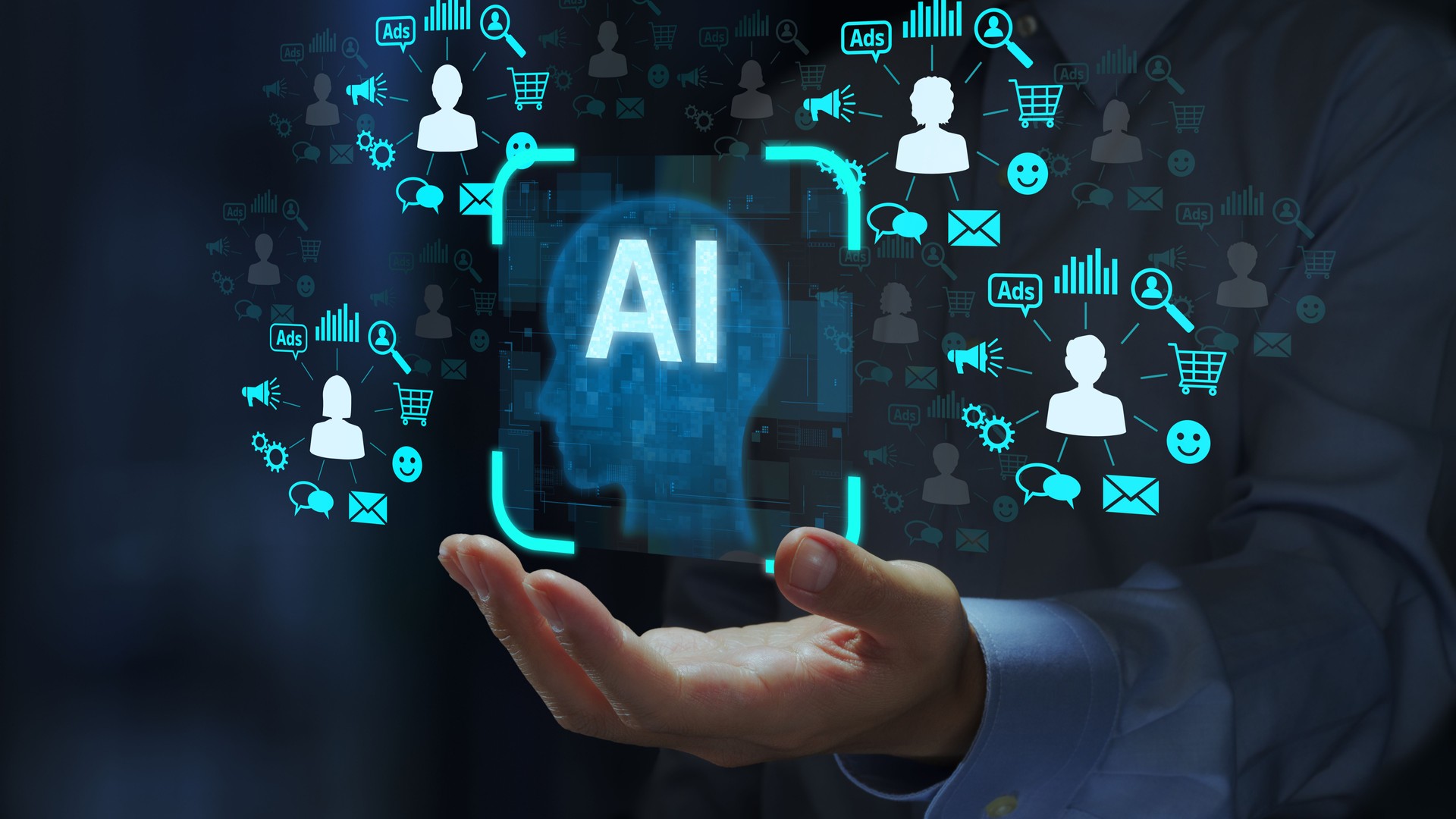 Système CRM alimenté par l’IA. Analyse prédictive des clients. Analyse des données des clients cibles et automatisation du marketing personnalisé.